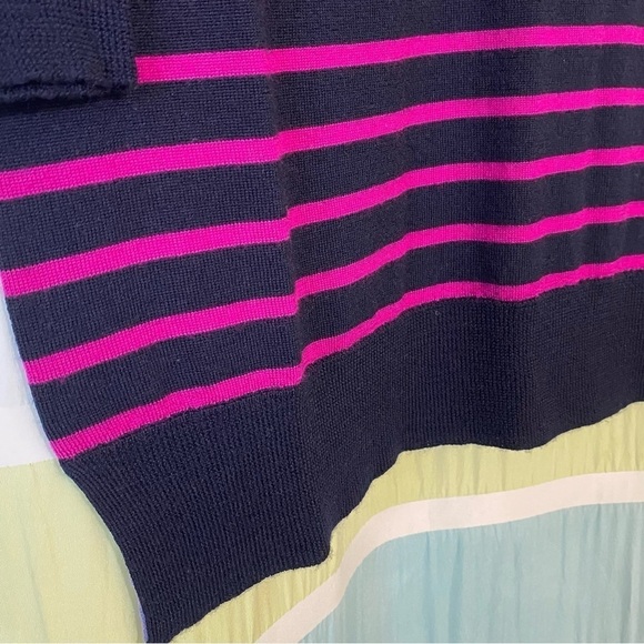 J Crew Merino Wool Striped Sweater Sz XXS - Picture 3 of 9